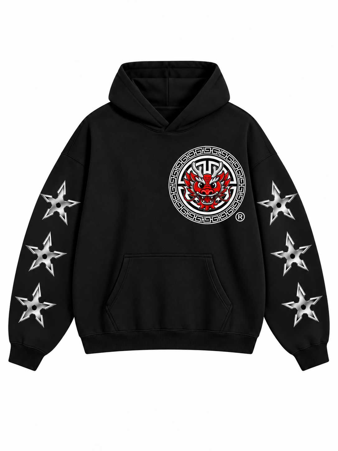 Red Dragon Crest Hoodie