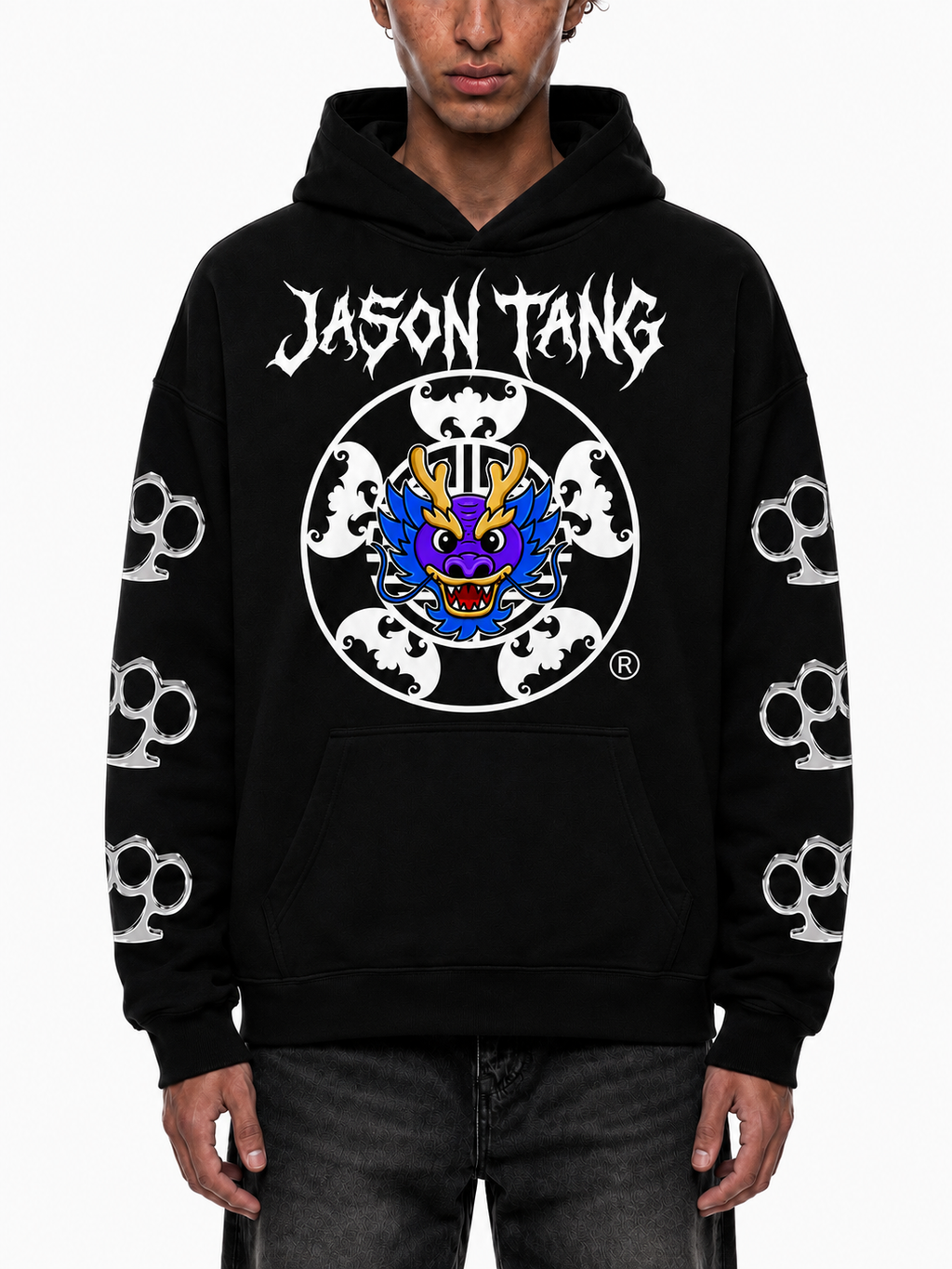 Purple Dragon Knuckles Hoodie