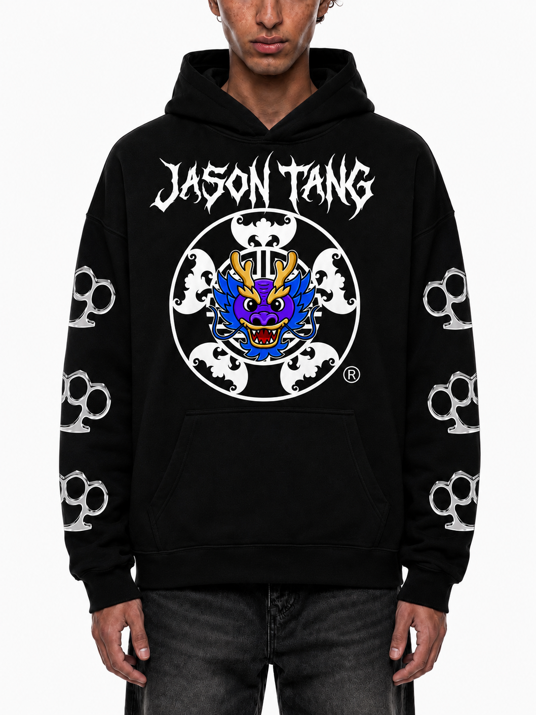 Purple Dragon Knuckles Hoodie