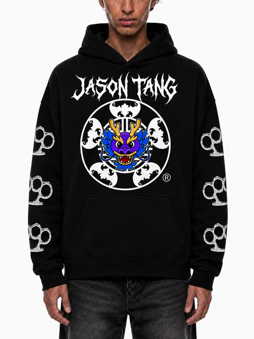 Purple Dragon Knuckles Hoodie