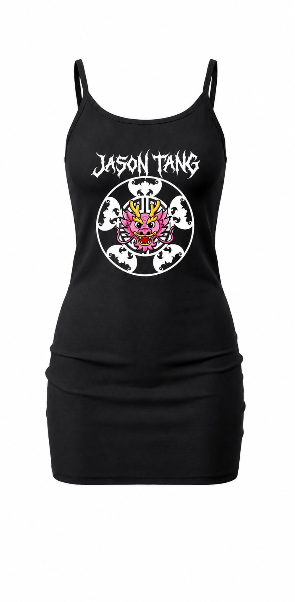 Women's Pink Dragon Tight Dress
