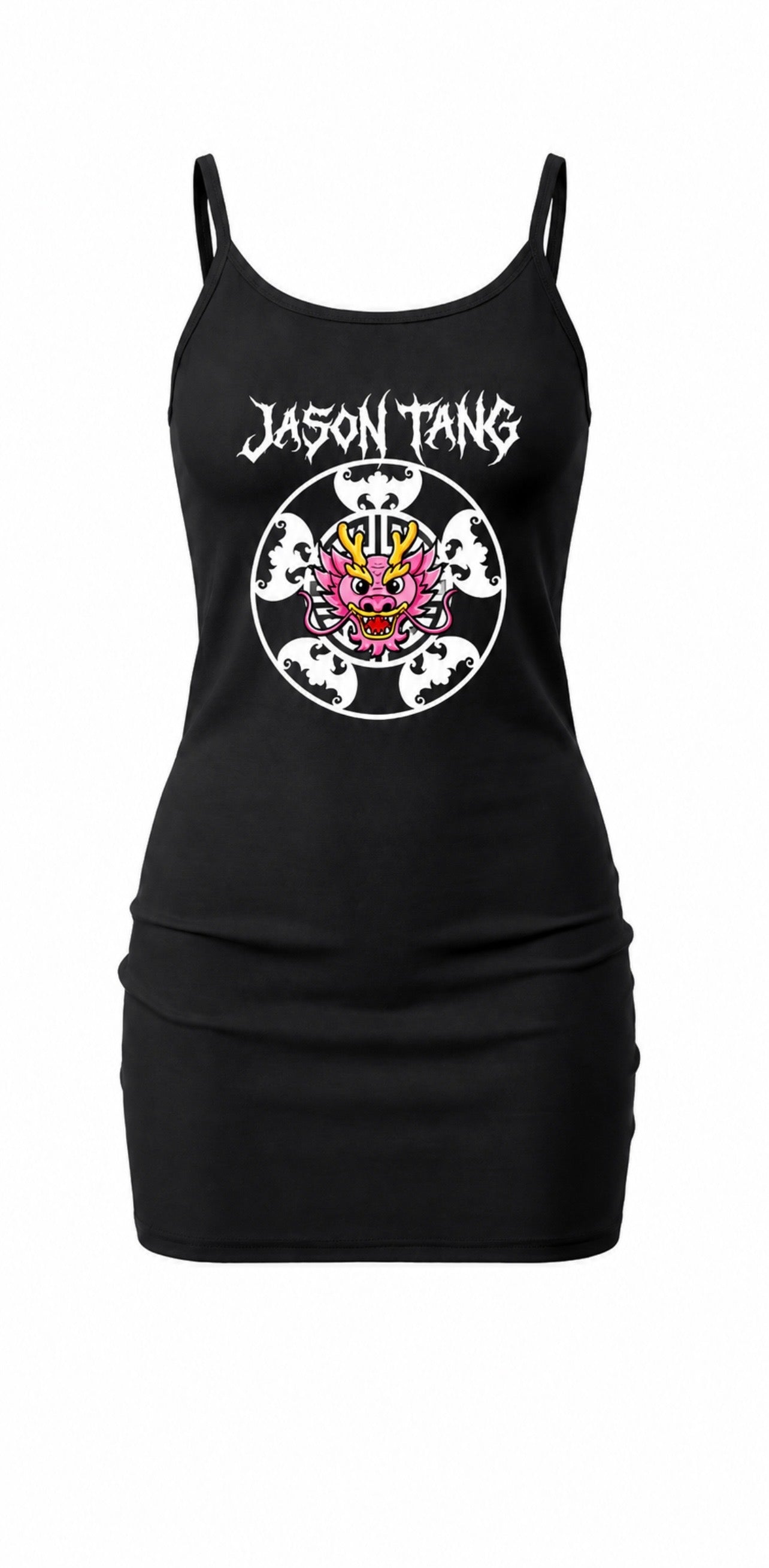 Women's Pink Dragon Tight Dress