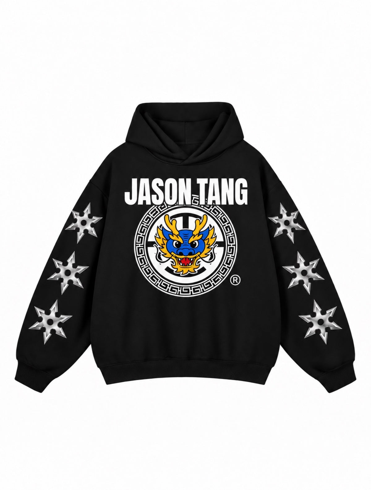 JT Blue Dragon Crest Hoodie