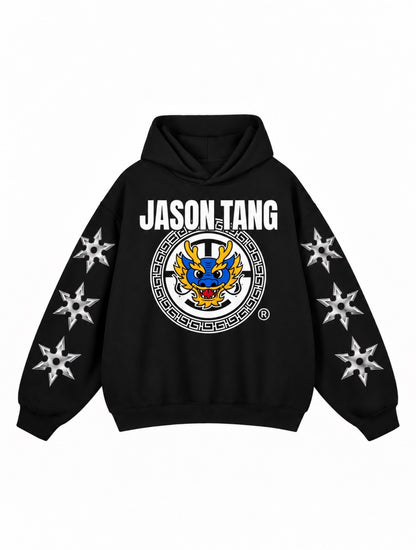 JT Blue Dragon Crest Hoodie