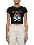 Women's Rainbow Love Cropped T-Shirt