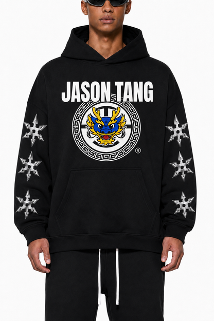 JT Blue Dragon Crest Hoodie