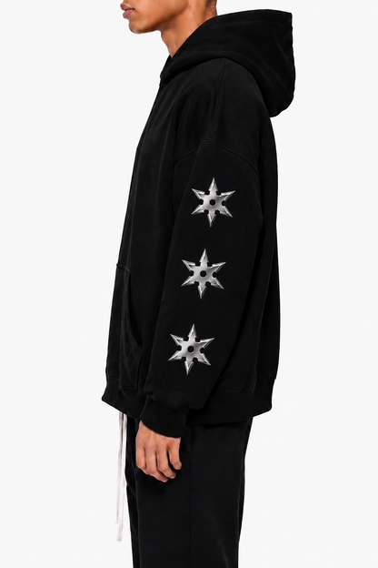 JT Blue Dragon Crest Hoodie