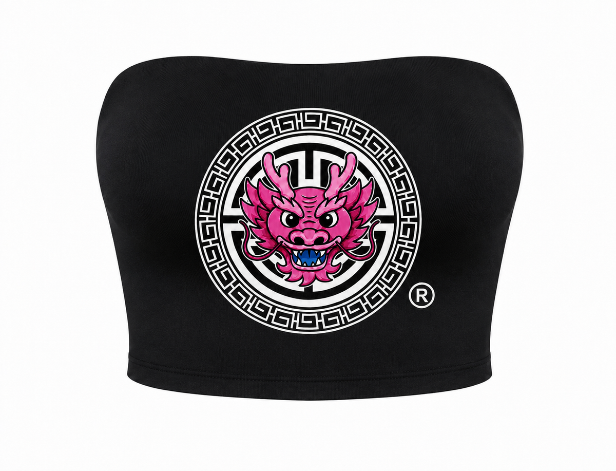 JT Pink Dragon Tube Top