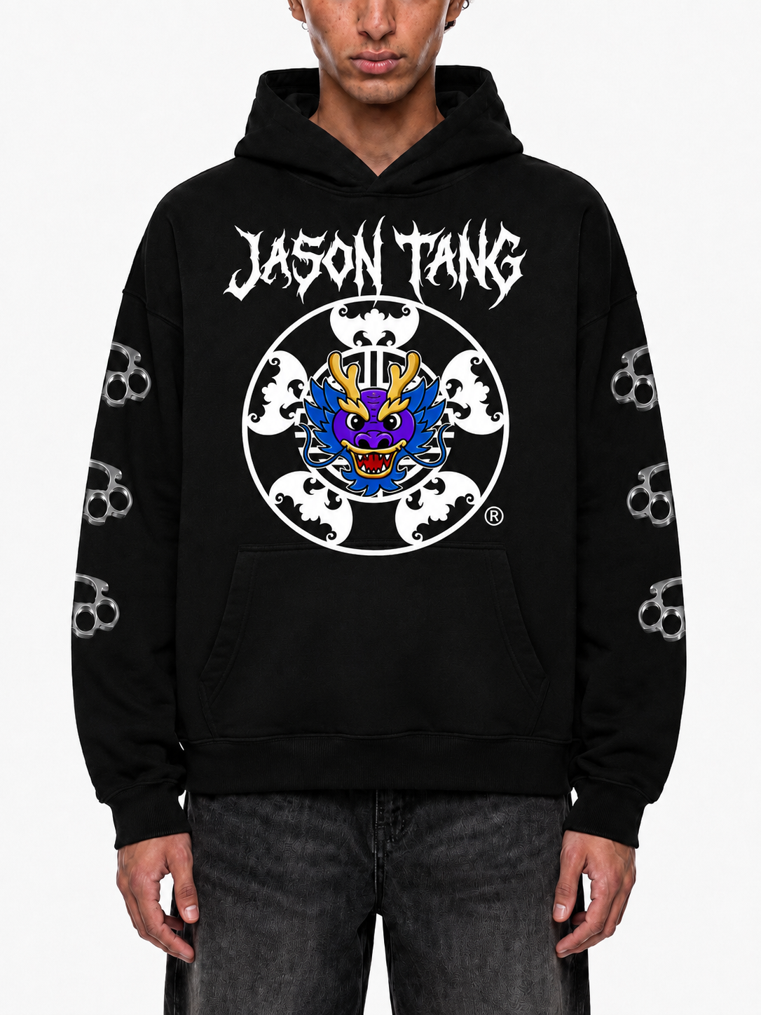 JT Purple Dragon Knuckles Hoodie