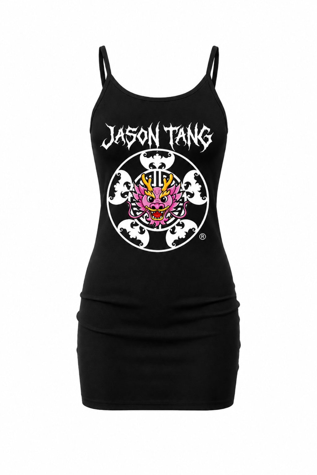 Women's Pink Dragon Tight Dress