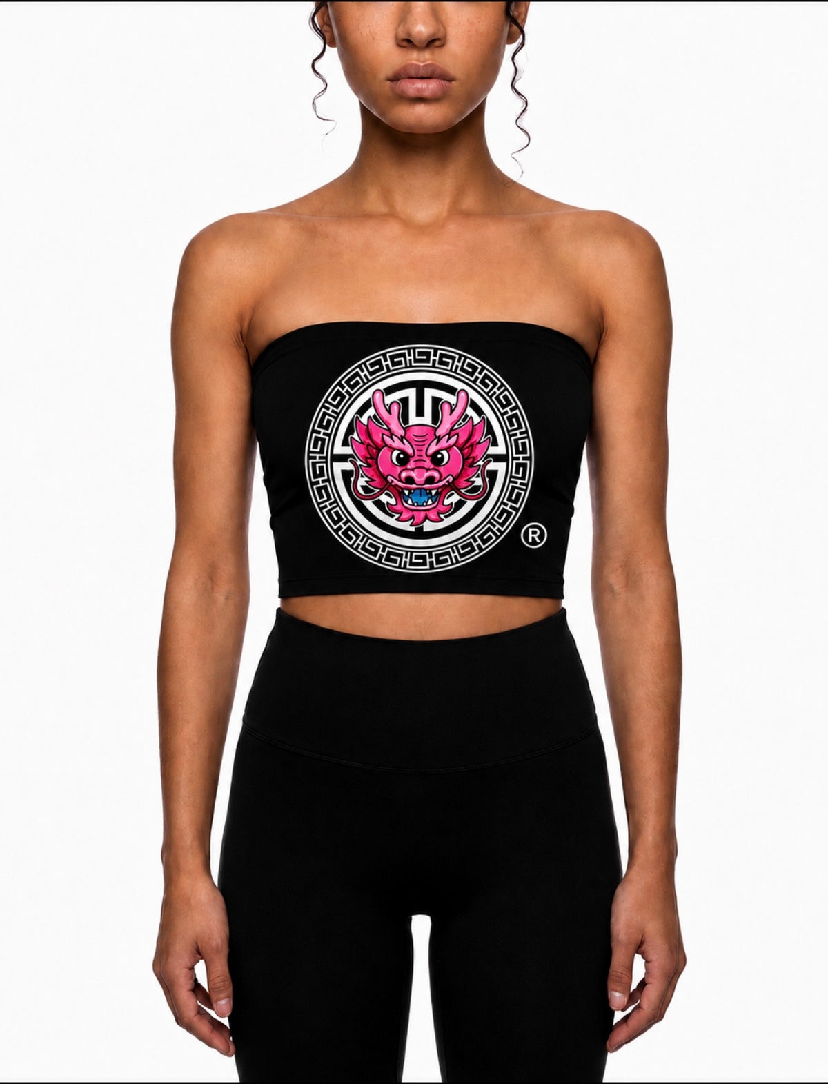 JT Pink Dragon Tube Top