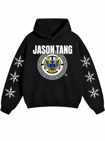 JT Blue Dragon Crest Hoodie