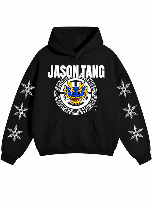 JT Blue Dragon Crest Hoodie