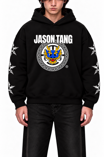 JT Blue Dragon Crest Hoodie